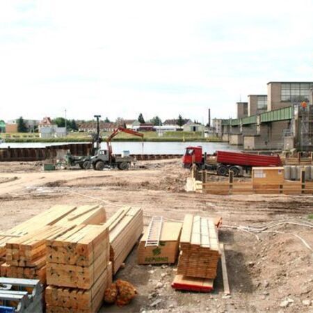 Neubau Wasserkraftwerk Staustufe Kostheim